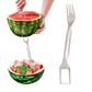Lot de 2 coupe-fruits 2 en 1 en acier inoxydable 304