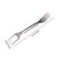 Lot de 2 coupe-fruits 2 en 1 en acier inoxydable 304