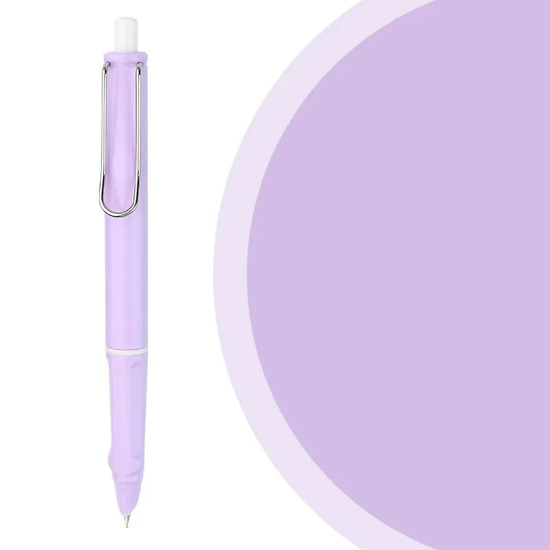 Lot de 3 stylos-plume rétractables à bouton