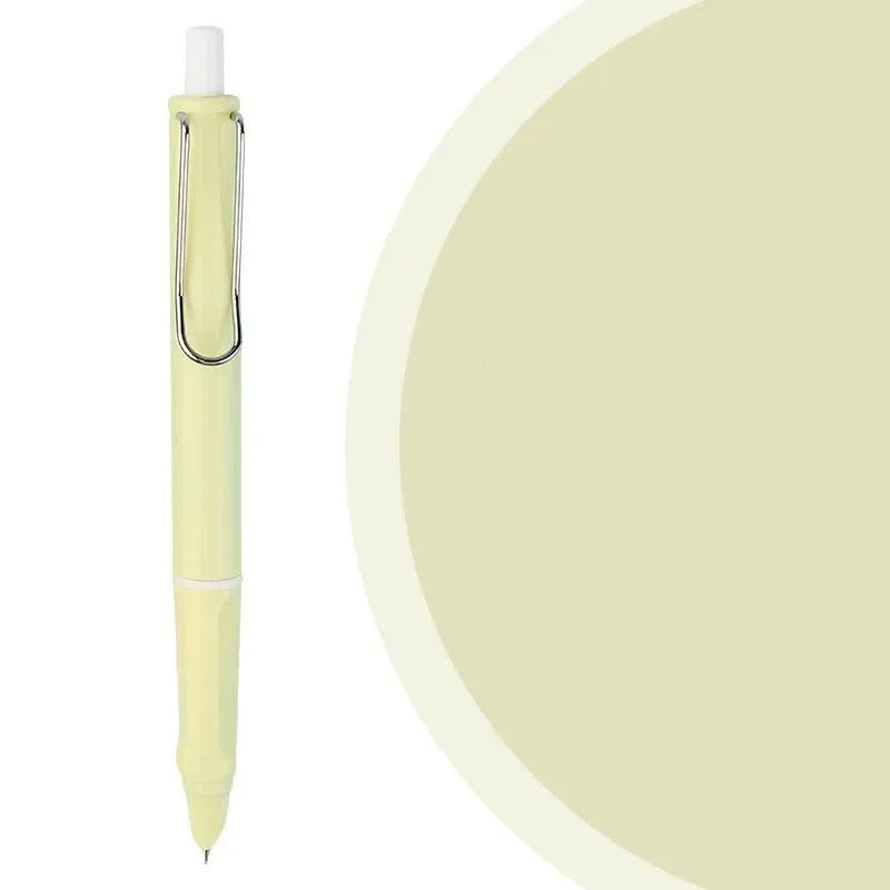 Lot de 3 stylos-plume rétractables à bouton
