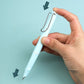 Lot de 3 stylos-plume rétractables à bouton