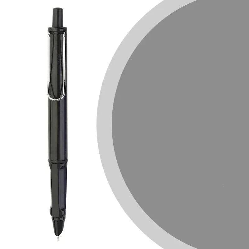 Lot de 3 stylos-plume rétractables à bouton