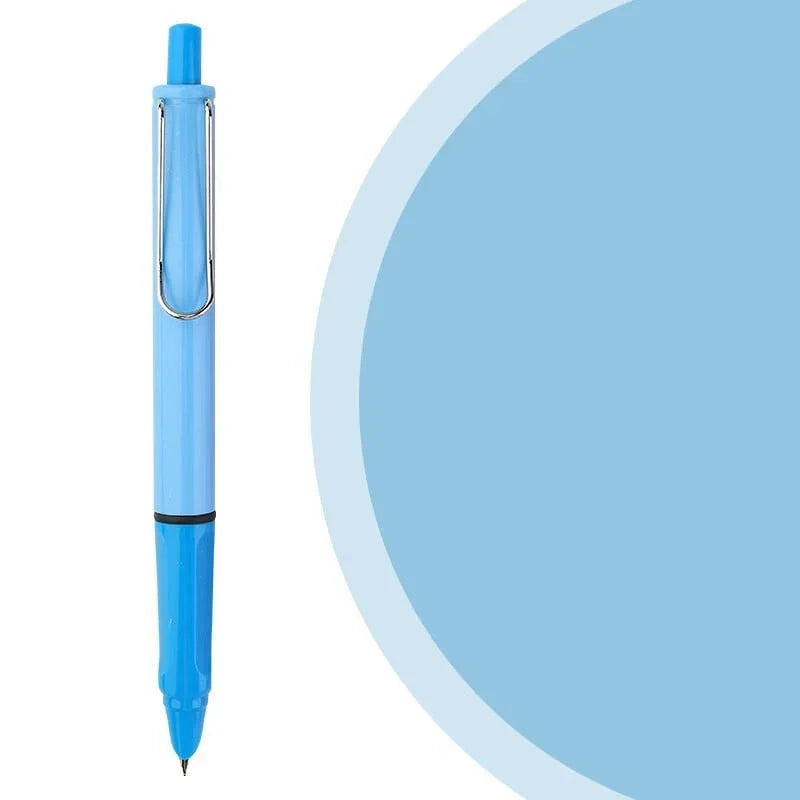 Lot de 3 stylos-plume rétractables à bouton