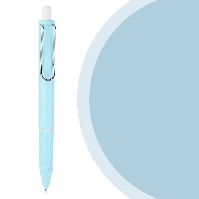 Lot de 3 stylos-plume rétractables à bouton