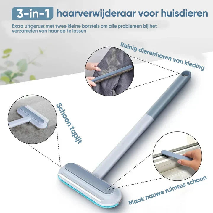 Brosse pour retirer les poils d’animaux et les peluches