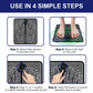 Tapis de massage des pieds EMS avec télécommande