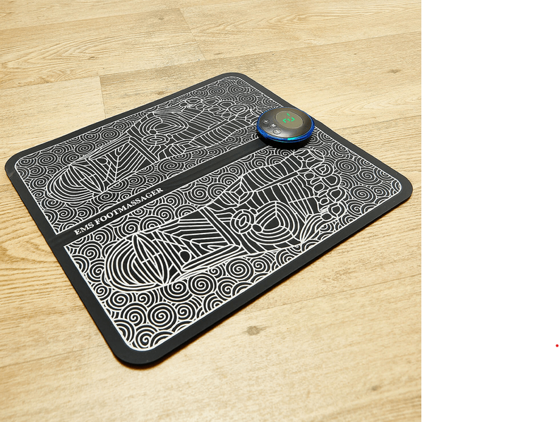 Tapis de massage des pieds EMS avec télécommande