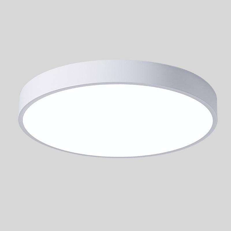 Plafonnier rond fin à trois teintes lumineuses