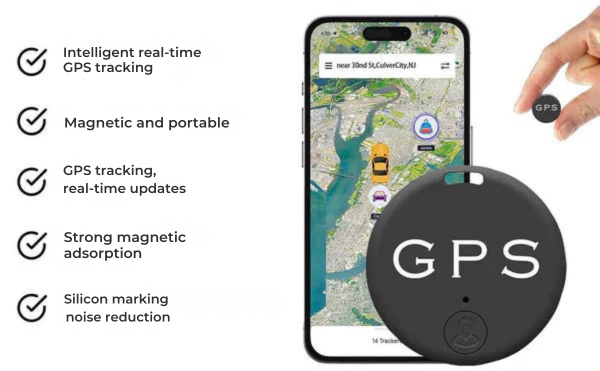 Traceur GPS rechargeable avec fixation magnétique