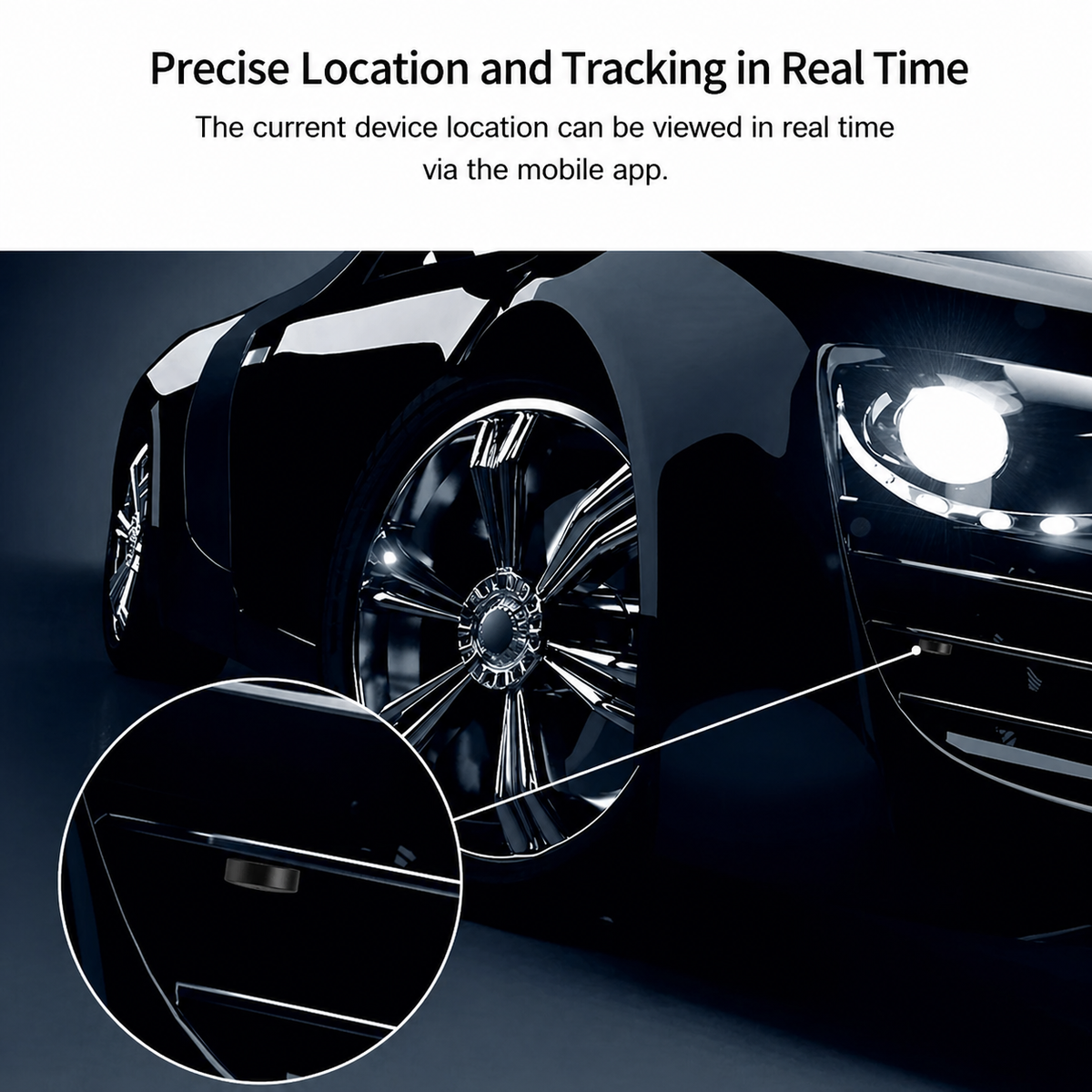 Traceur GPS et GSM magnétique rechargeable USB