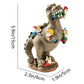 Figurine décorative de dinosaure en résine