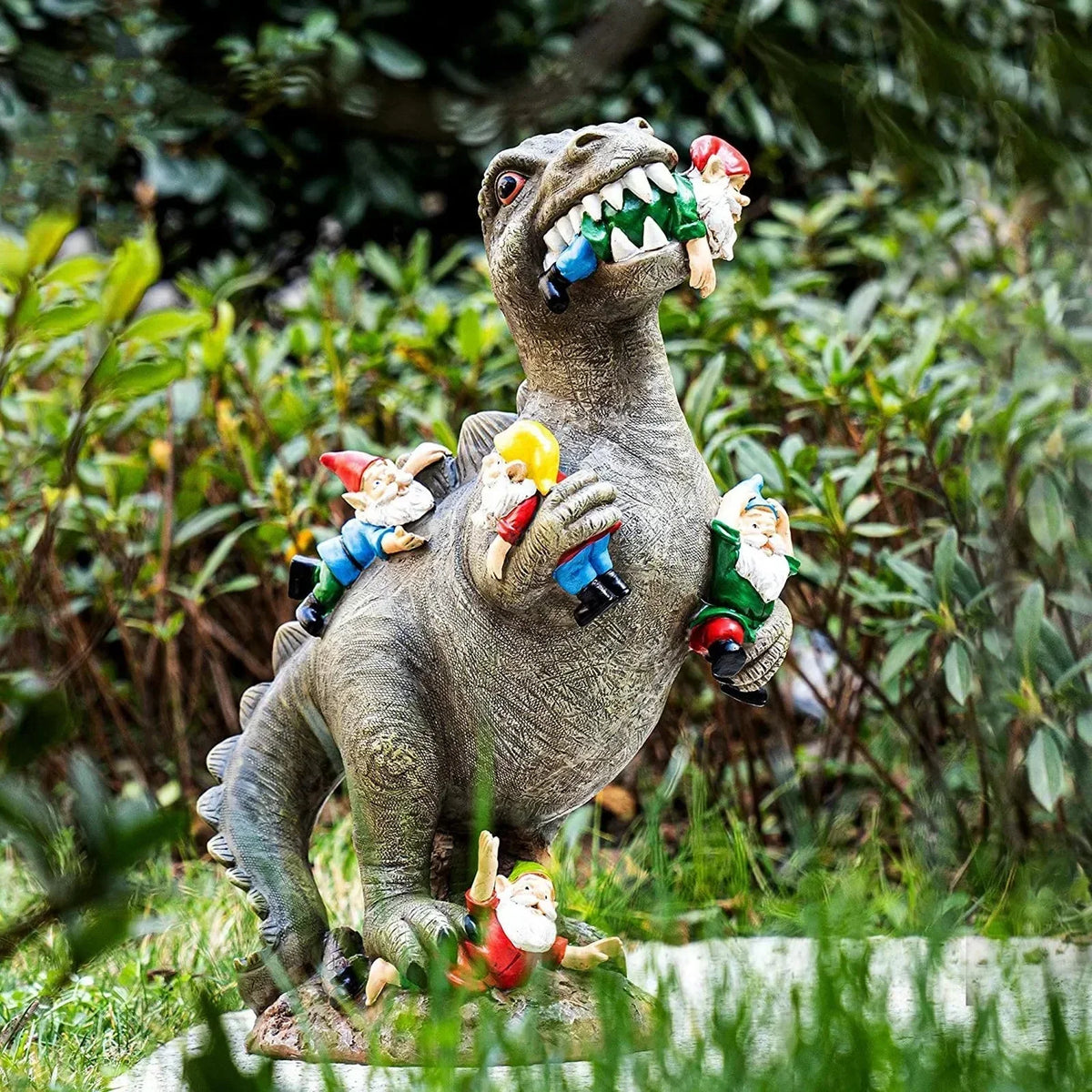 Figurine décorative de dinosaure en résine