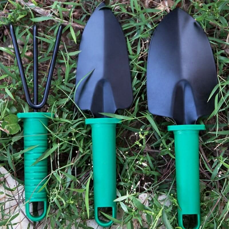 Outils de jardin en acier inoxydable avec mallette – 10 pièces