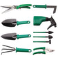 Outils de jardin en acier inoxydable avec mallette – 10 pièces