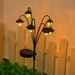 Lanterne de jardin solaire style rétro