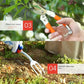 Outils de jardinage en métal avec sac de transport, 10 pièces