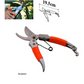 Outils de jardinage en métal avec sac de transport, 10 pièces