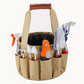 Outils de jardinage en métal avec sac de transport, 10 pièces
