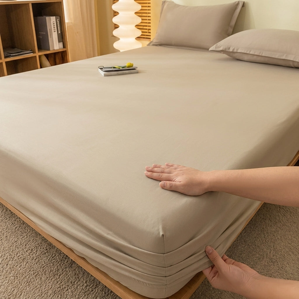 Drap-housse uni à bonnet profond de 29 cm