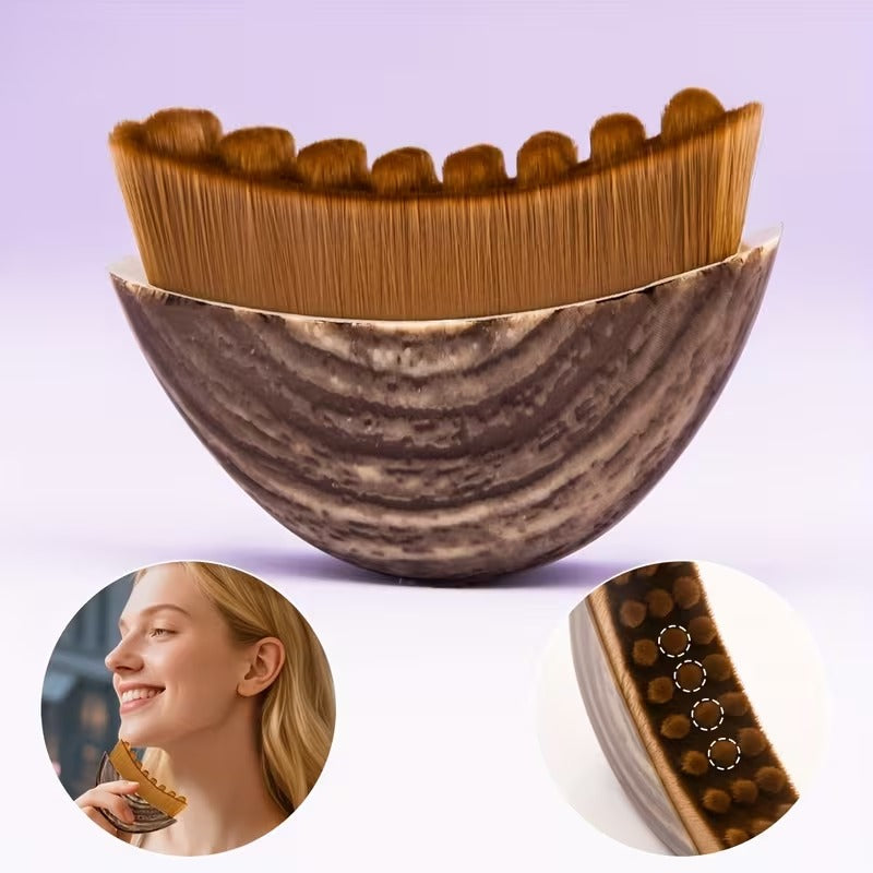 Brosse de massage facial ergonomique