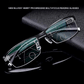 Lunettes à verres progressifs avec traitement antireflet