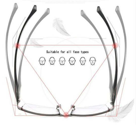 Lunettes à verres progressifs avec traitement antireflet