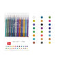 Stylos gel pailletés à pointe bille pour dessin et écriture