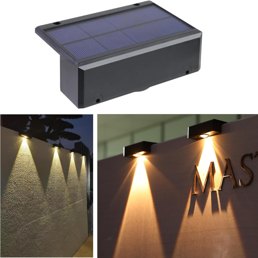 Lampe solaire de jardin à éclairage automatique, 12 × 4 cm