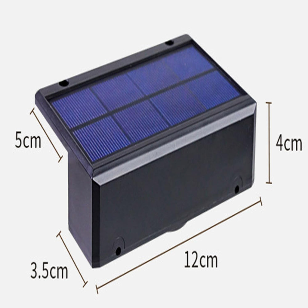 Lampe solaire de jardin à éclairage automatique, 12 × 4 cm