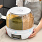 Distributeur rotatif pour céréales et aliments secs