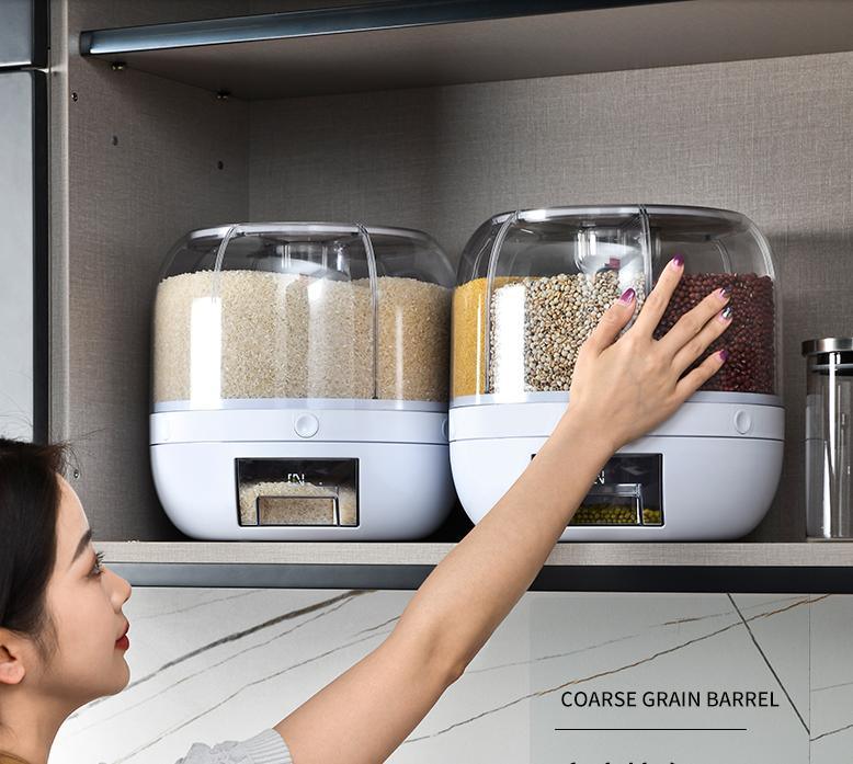 Distributeur rotatif pour céréales et aliments secs