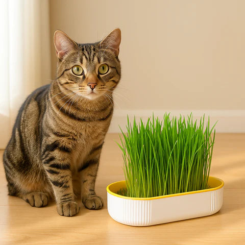Felineau Bac à Herbe à Chat
