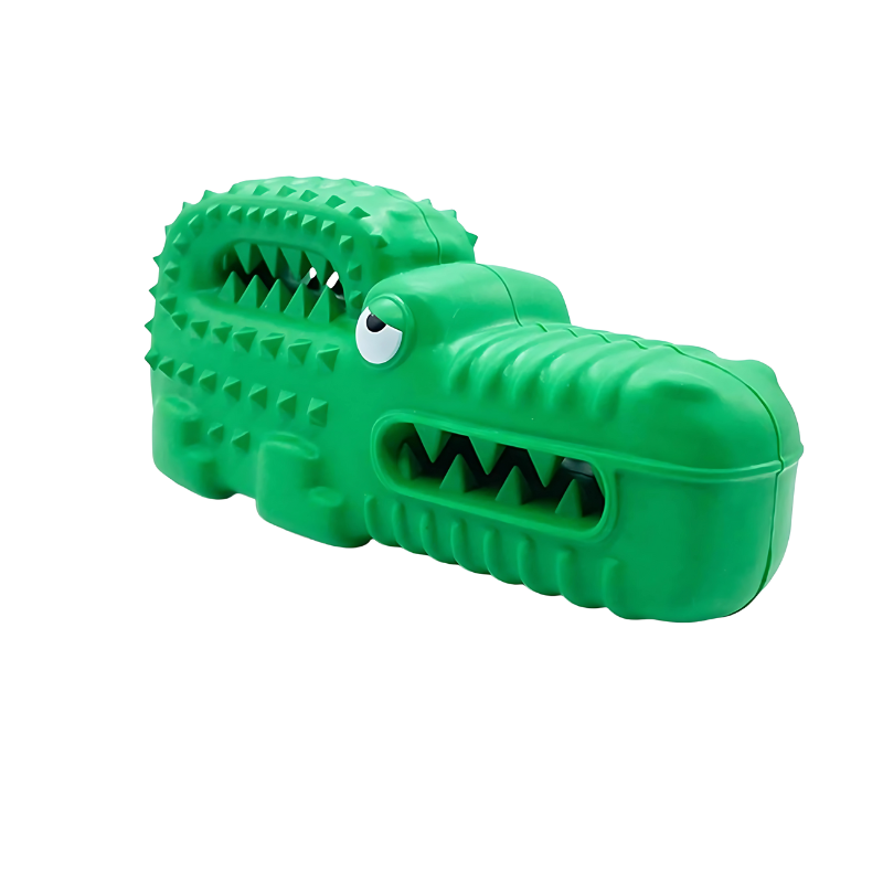 Jouet Crocodile Chien - Slow Feeder Couineur - image 1
