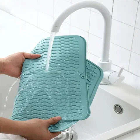 Tapis d’égouttage en silicone, 30 × 40 cm