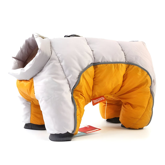 Manteau d’Hiver Imperméable pour Chien – Parka Chaude avec Bandes Réfléchissantes et Anneau de Laisse