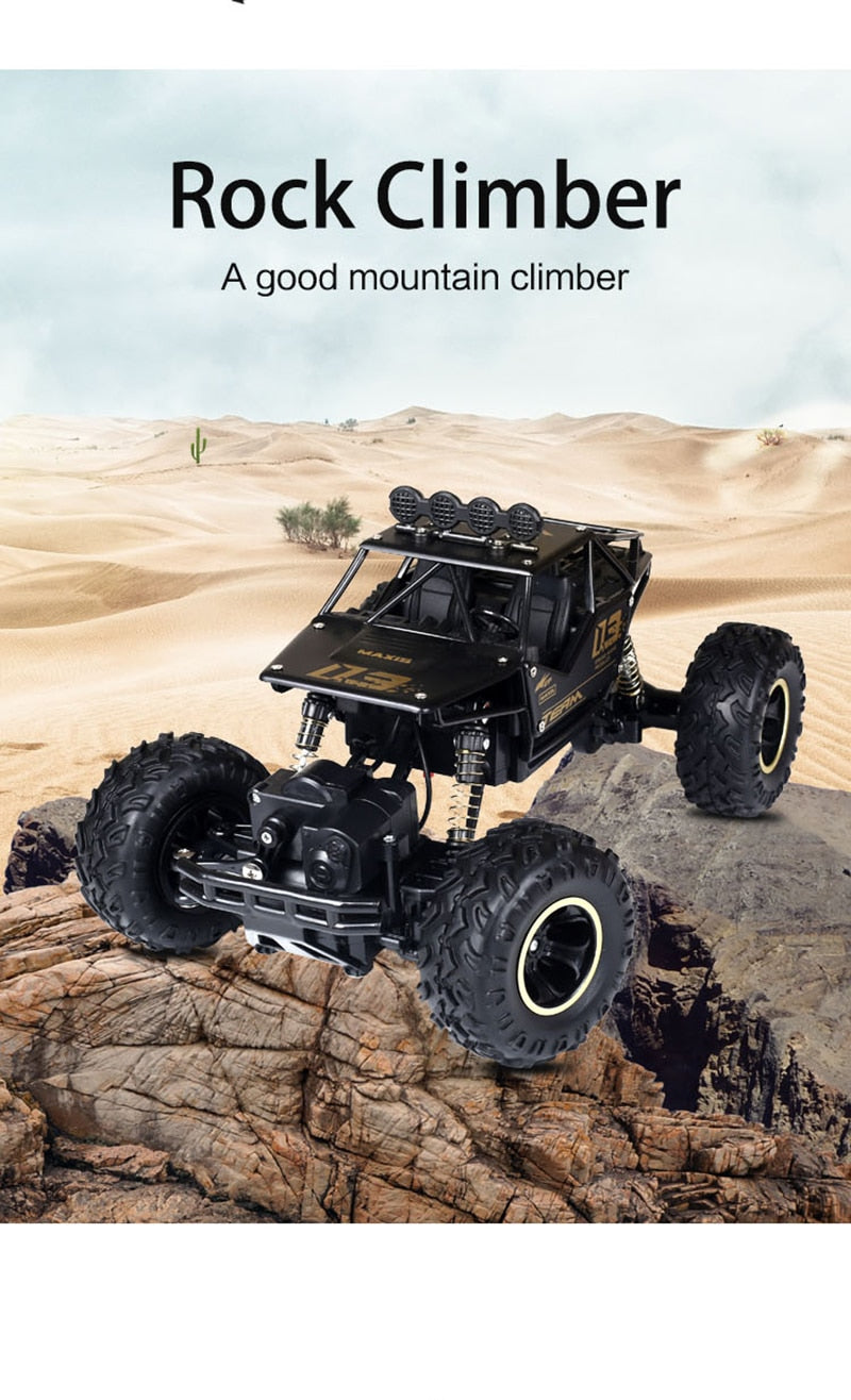 Voiture radiocommandée tout-terrain 4 × 4, échelle 1:12