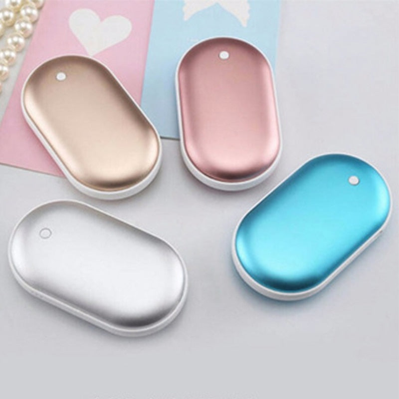 Chauffe-mains rechargeable avec fonction batterie externe, 5 200 mAh