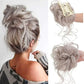Chignon bouclé synthétique avec pince