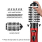 Brosse soufflante rotative avec 2 brosses interchangeables