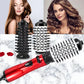 Brosse soufflante rotative avec 2 brosses interchangeables