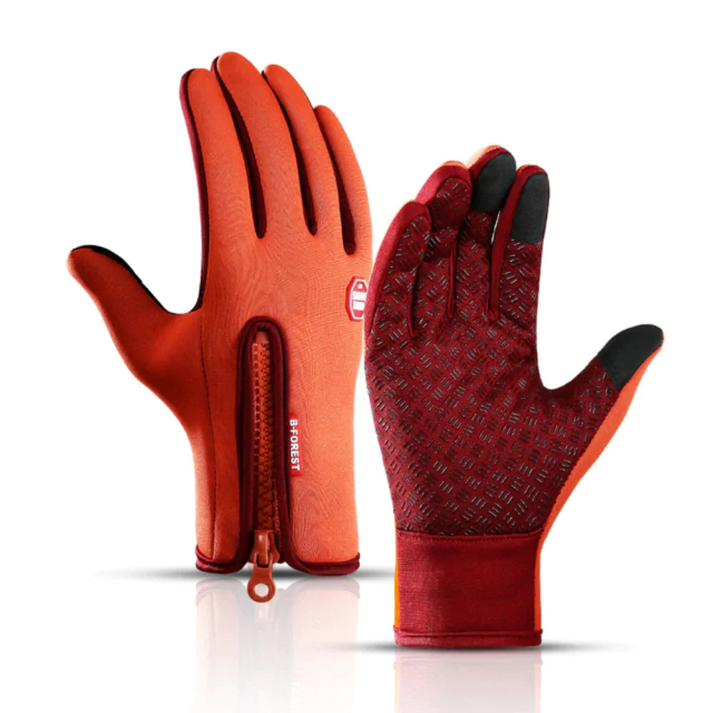 Gants d’hiver doublés polaire compatibles écrans tactiles
