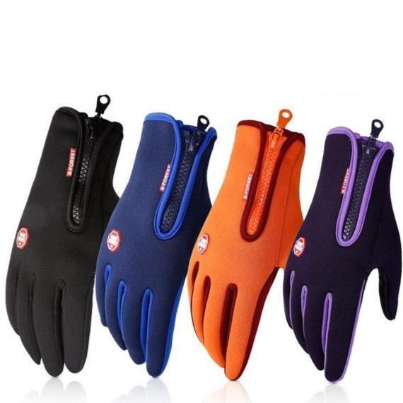 Gants d’hiver doublés polaire compatibles écrans tactiles