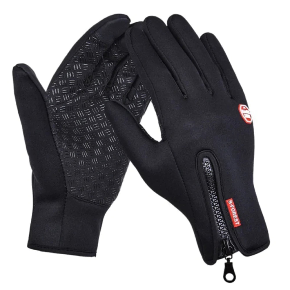 Gants d’hiver doublés polaire compatibles écrans tactiles
