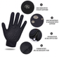 Gants d’hiver doublés polaire compatibles écrans tactiles