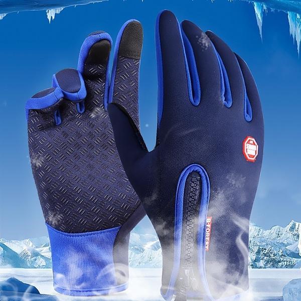 Gants d’hiver doublés polaire compatibles écrans tactiles