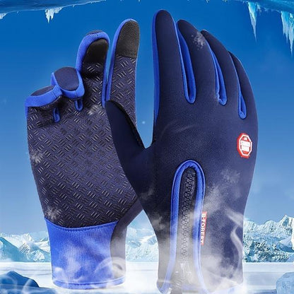 Gants d’hiver doublés polaire compatibles écrans tactiles