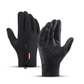 Gants d’hiver doublés polaire compatibles écrans tactiles