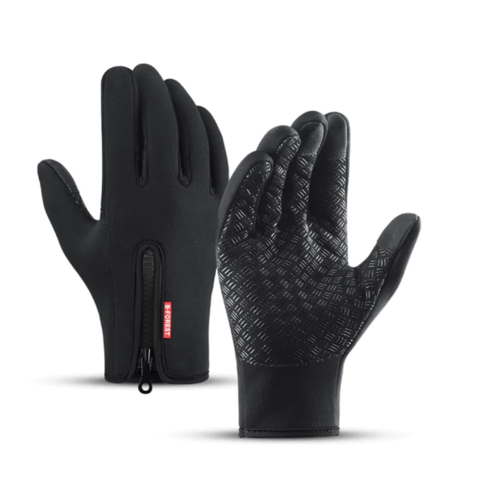 Gants d’hiver doublés polaire compatibles écrans tactiles