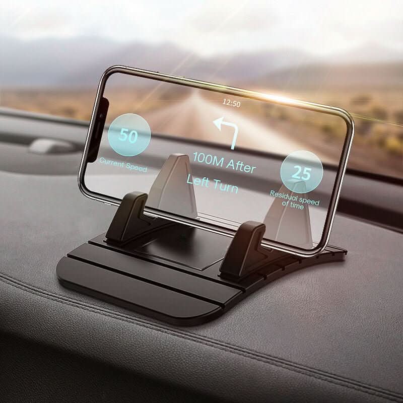 Support téléphone tableau de bord antidérapant