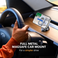 Support magnétique de téléphone pour voiture orientable à 360°